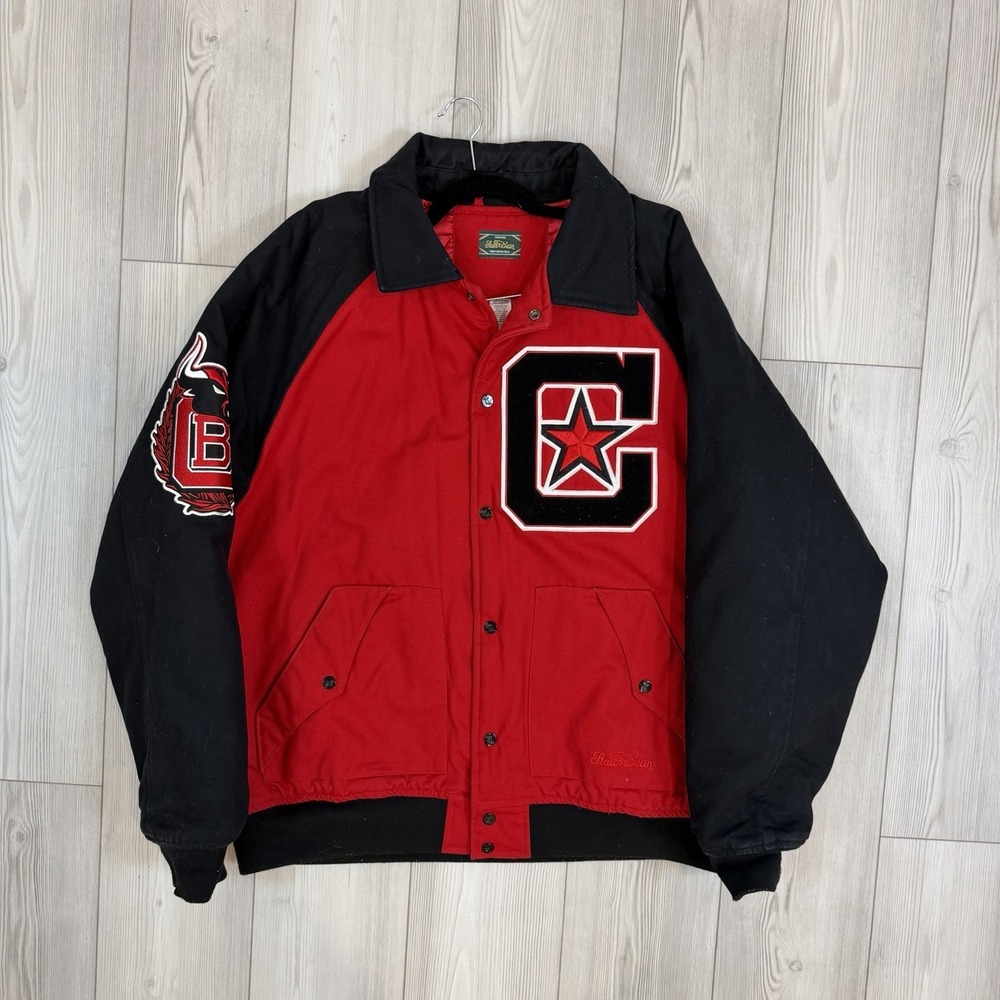 Chicago Bulls Vintage Stall & Dean Varsity Heavy Duty Jacket Size Men's 3XL